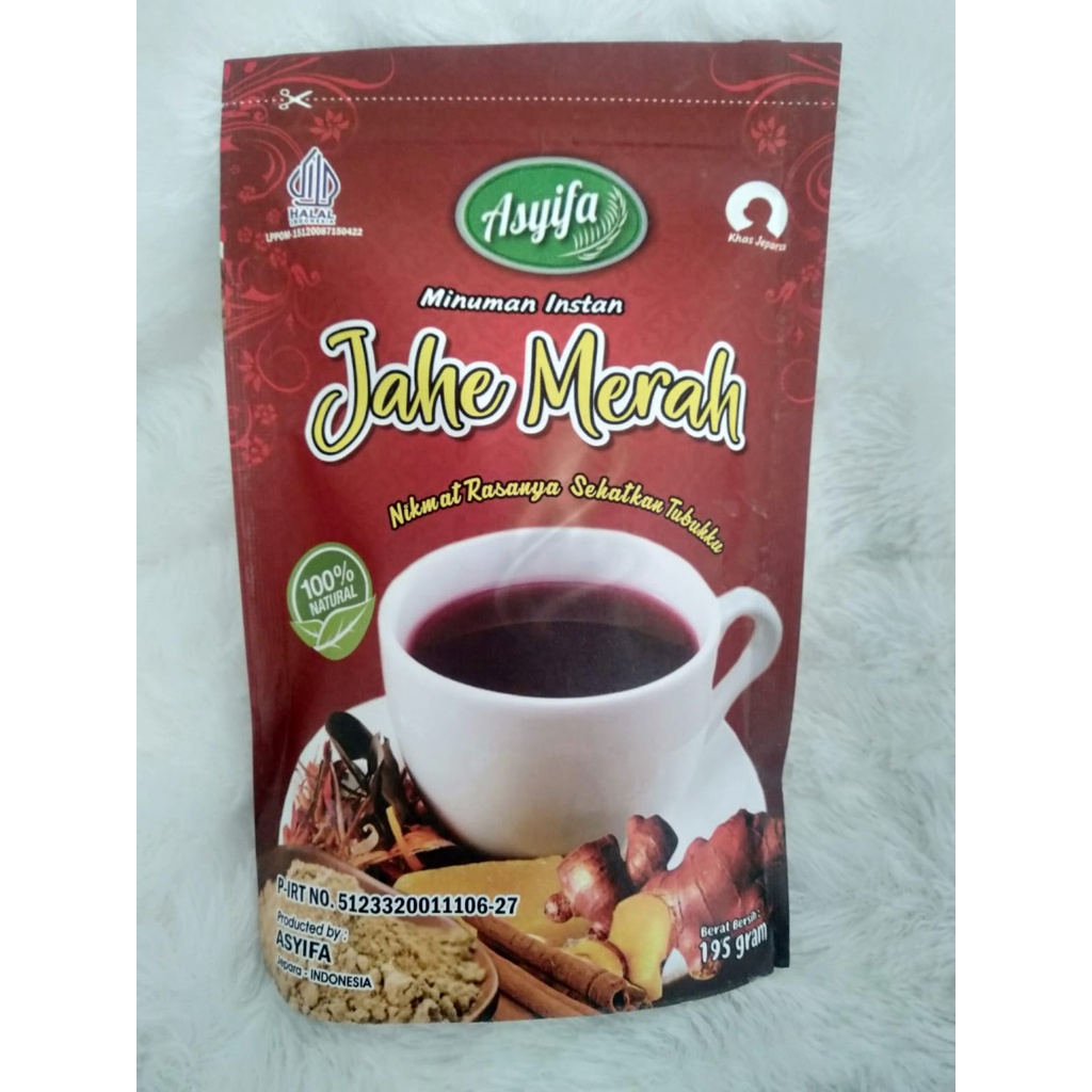 

Minuman Serbuk Instan Jahe Merah Asyifa Jepara