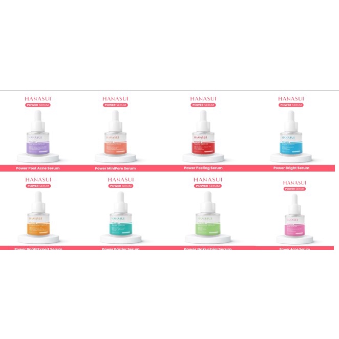 Read Stock//HANASUI SERUM POWER SERIES 20ML BPOM//Original//All Varian
