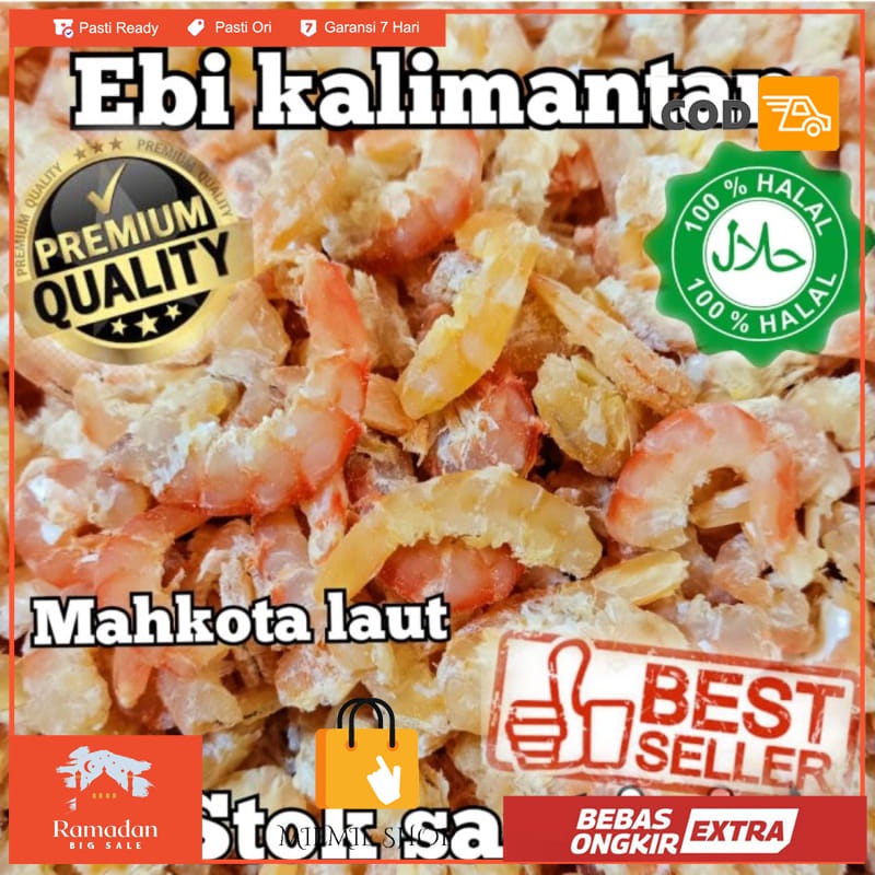 

ebi kalimantan super / udang kering kalimantan super 250 gram