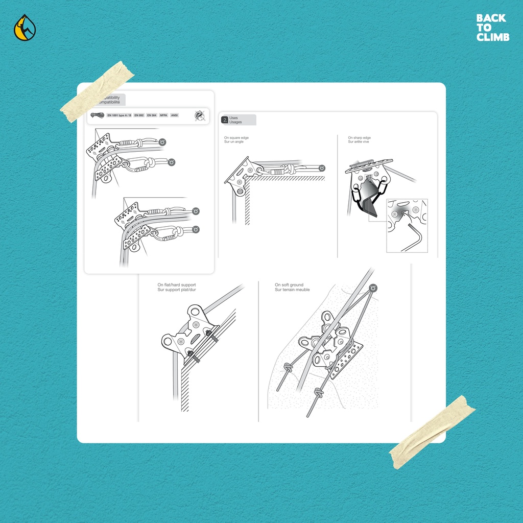 Petzl ROLLER COASTER Protector - Pelindung Tali Safety