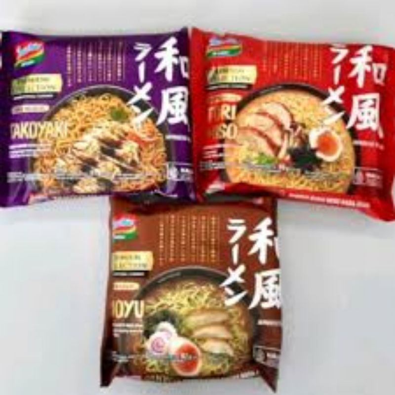 

INDOMIE PREMIUM COLLECTION Japanese Ramen Takoyaki/Tori Miso/Shoyu/Tori Kara