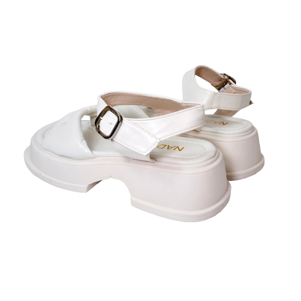 Nadilastuff Pillow Platform Sandal Hak Tahu Wanita Premium Ringan