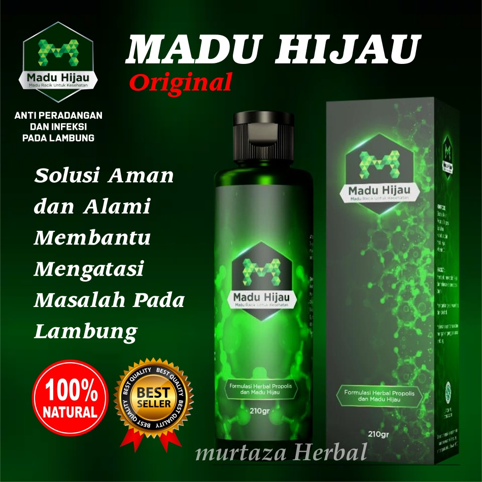 

Madu Hijau Mengobati Sakit Maag Asam Lambung Gerd Mual Kembung / Kesehatan Untuk Lambung Asli 210g 100% Original