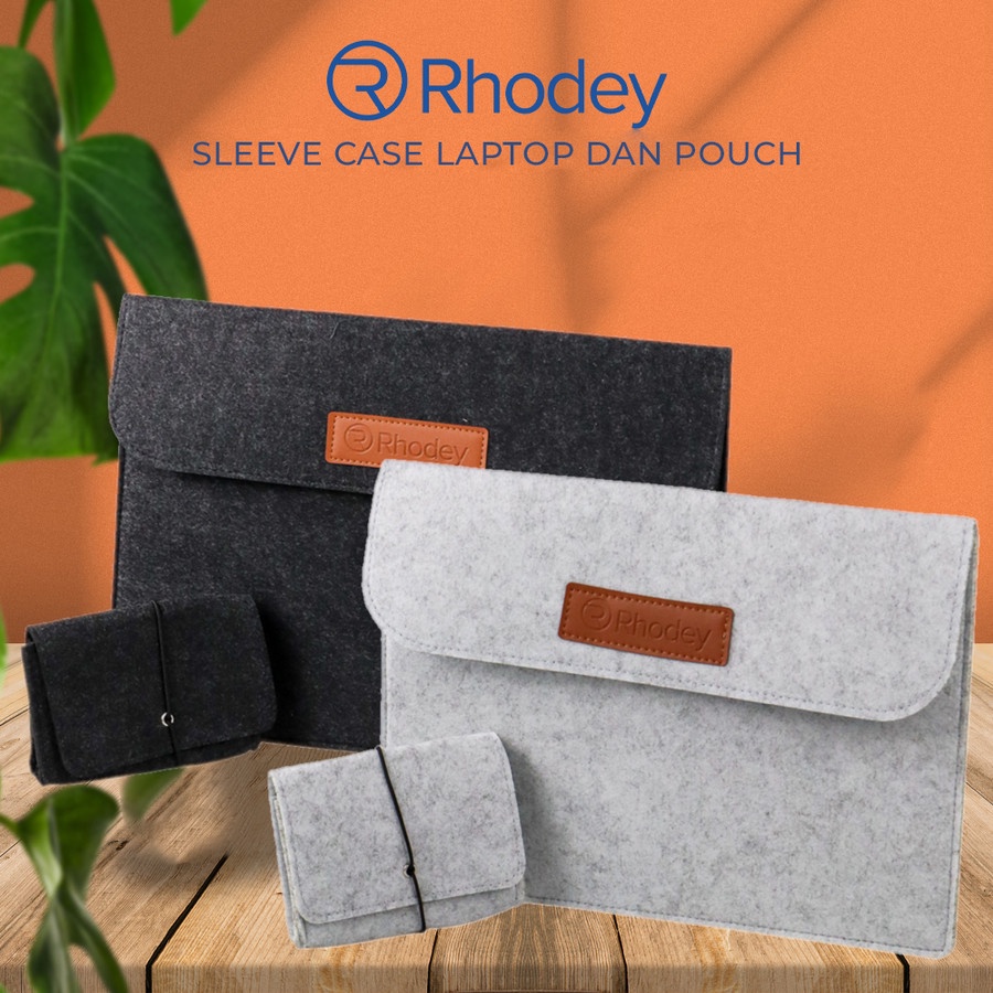 Rhodey Sleeve Case Laptop Macbook with Pouch - AK01