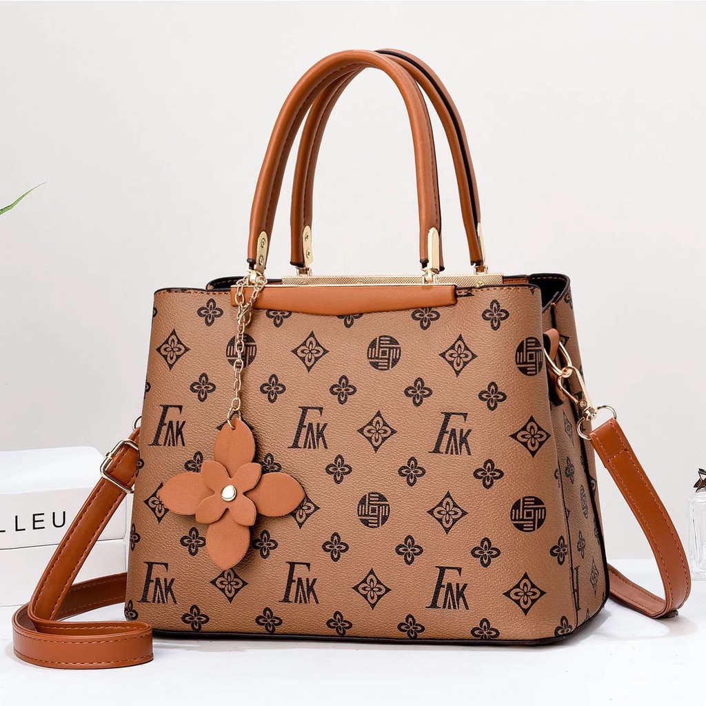 TASHAPPY BQ3604 Tas HANDBAG Wanita Motif Casual Ada Talpan + Gantungan  Terbaru model korea supplier tas import