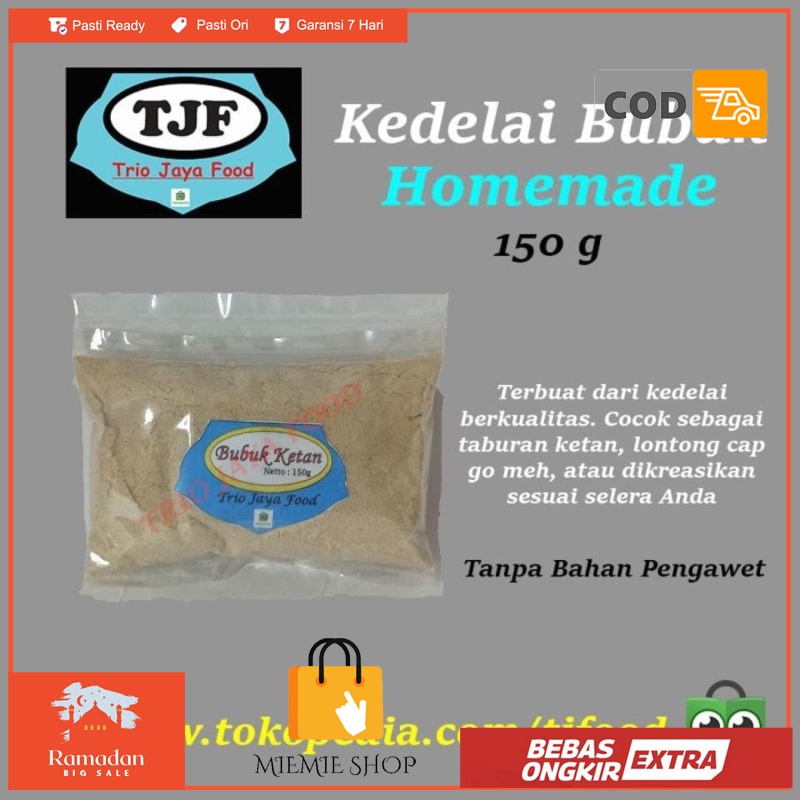 

Bubuk Ketan Kedelai Bubuk 150g - Pedas