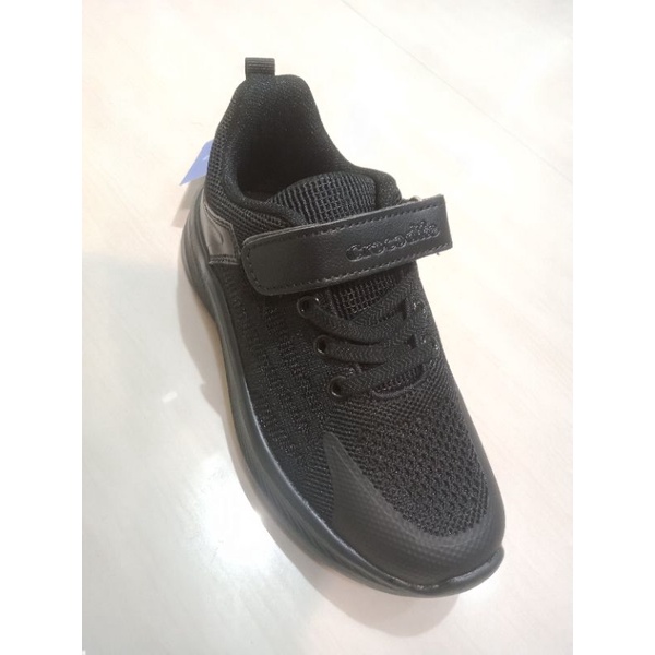 sepatu sneaker hitam anak CROCODILE KIDZ ORI terbaru