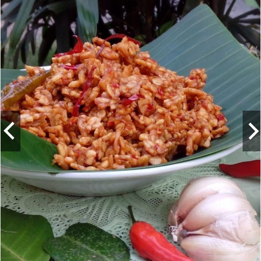 

Kering Tempe kacang teri manis pedas / Tempe orek