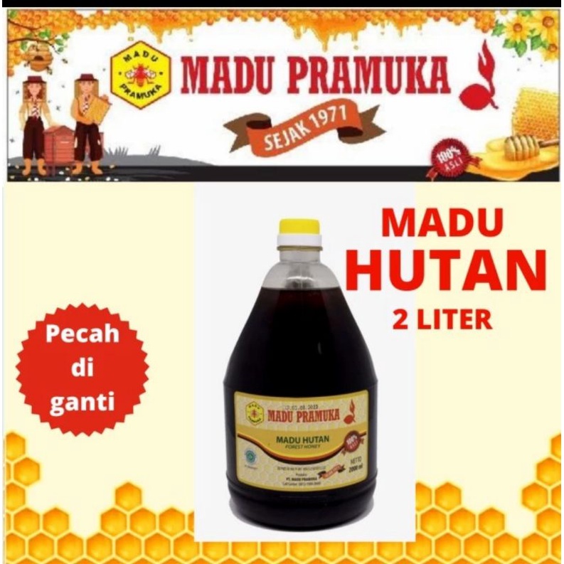 

Madu Pramuka Hutan 2 liter 2000ML