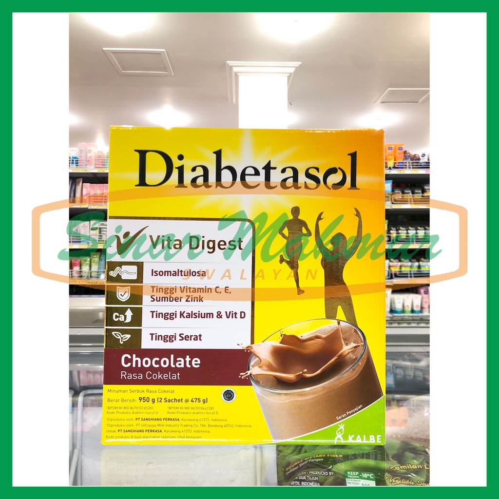 

Diabetasol 950gr Chocolate/Vanilla