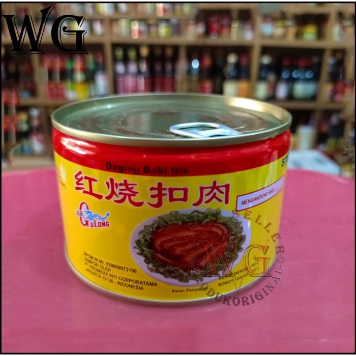 

GULONG STEWED PORK SLICE / DAGING SAMCAN BABI KALENG 383GR