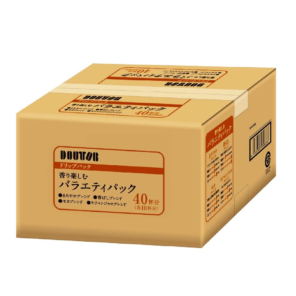 Doutor Coffee Drip Coffee Variety Pack 40 x 7 Gram