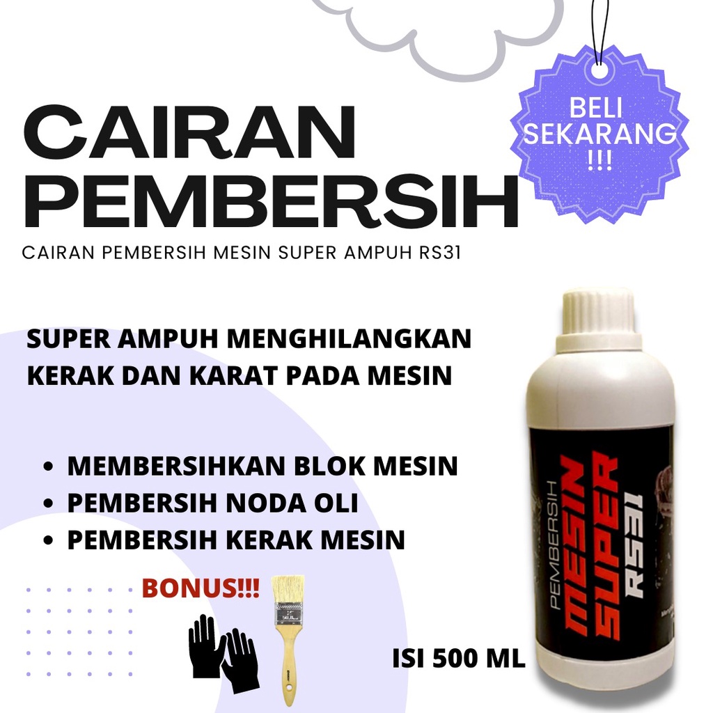 Cairan Pembersih Mesin Super Ampuh RS31