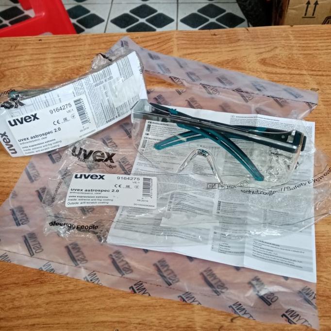 Uvex 9164275 Super OTG Clear blue Kacamata safety Uvex