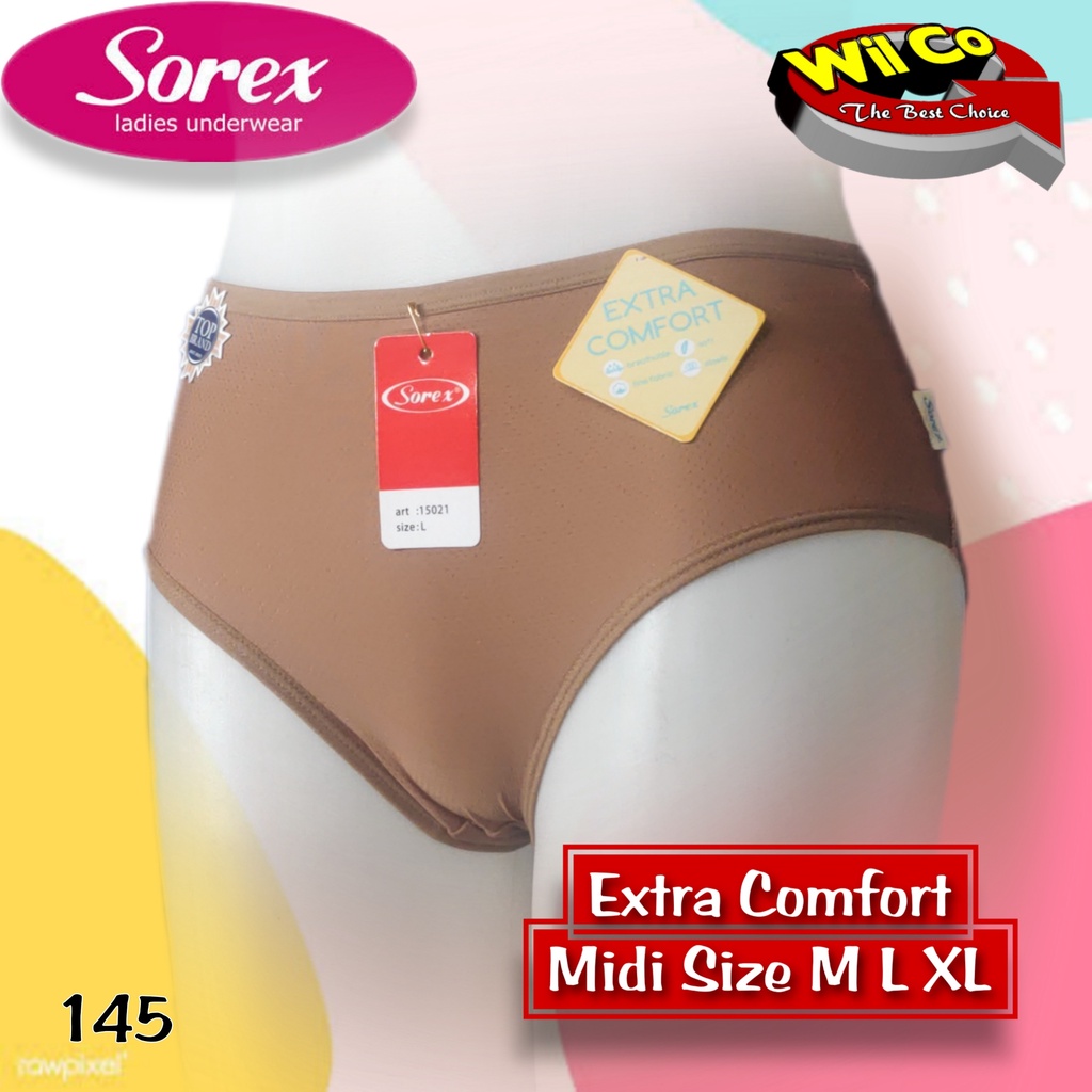 K145 CELANA DALAM WANITA SOREX,  SUPER COOL MEDIUM SIZE M - XL