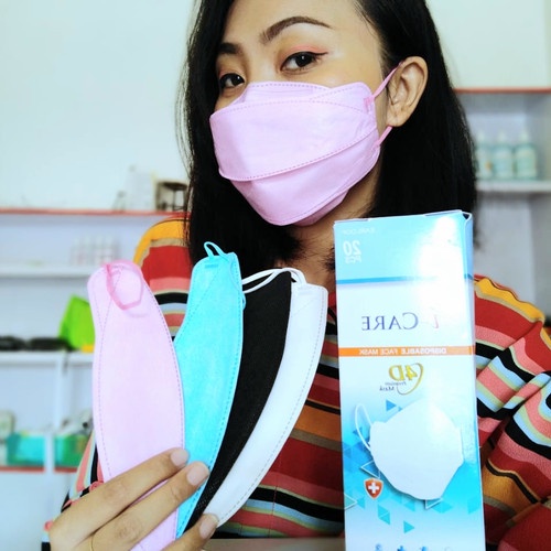 Masker EVO Plusmed 4D KF94 Icare Premium Quality Per Box Isi 10pc