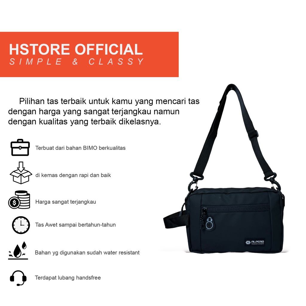 Handbag Pria Tas Selempang Pria Waterproof Rojer