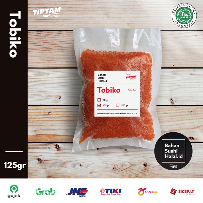 

TOBIKO TELUR IKAN SHARE SIZE 125 GR