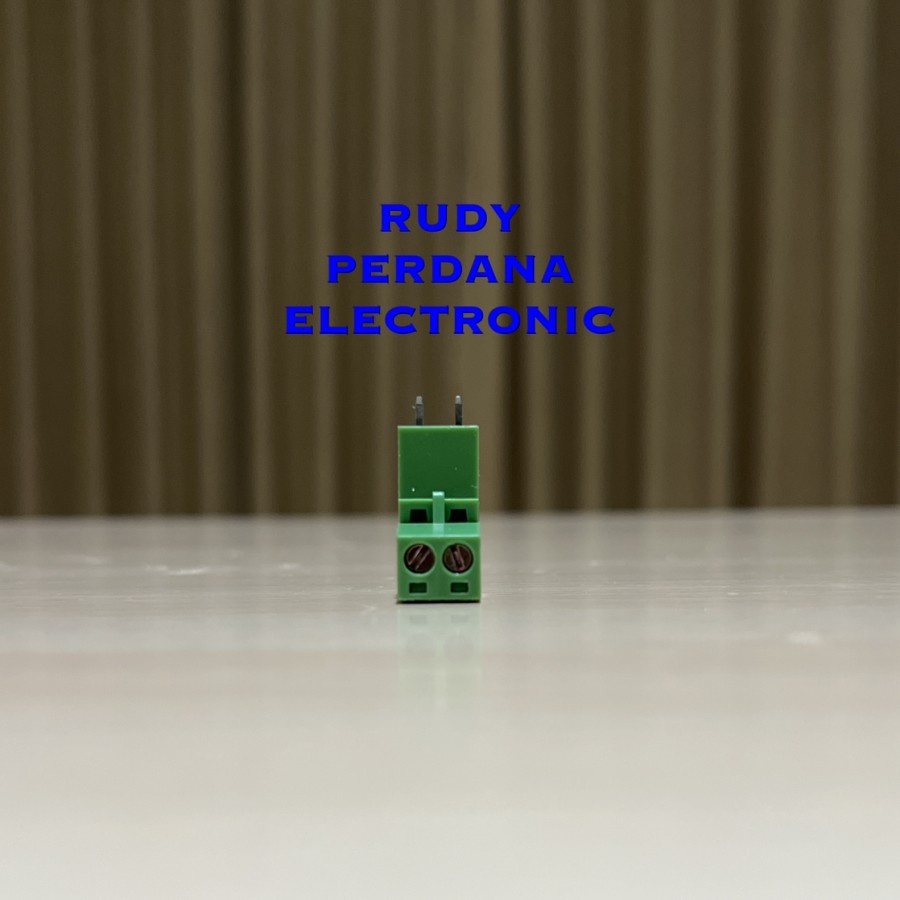 TERMINAL BLOCK SIKU L LURUS HIJAU KF2EDG 2EDG 5.08MM 2P 2 PIN KAKI