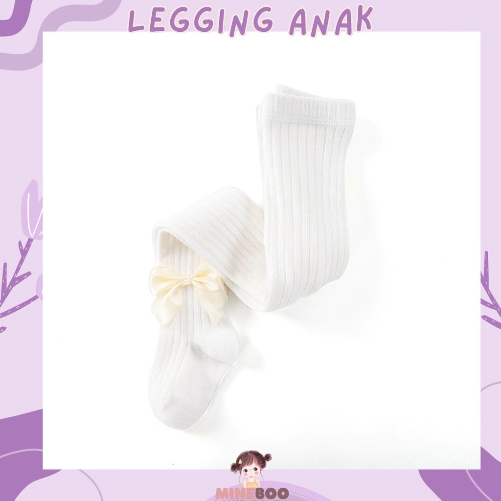 mineboo - LEGGING NICHIE Legging tutup kaki bayi /legging bayi import motif pita lucu