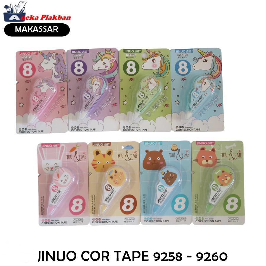 

[PCS] JINUO COR TAPE 9258 / 9560 TIP EX KERTAS