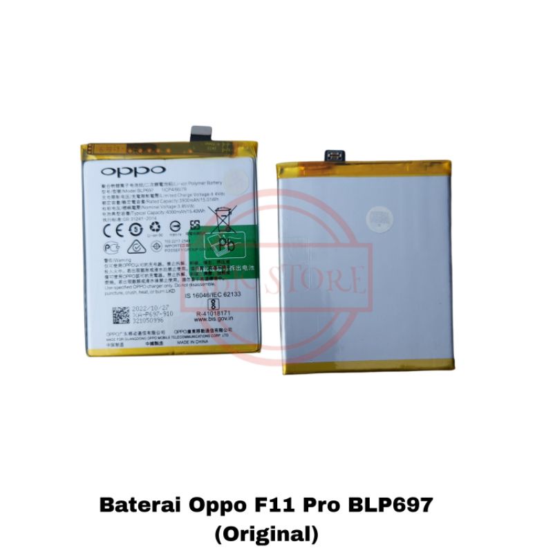 BATRE BATERAI BATTERY OPPO F11 PRO BLP697