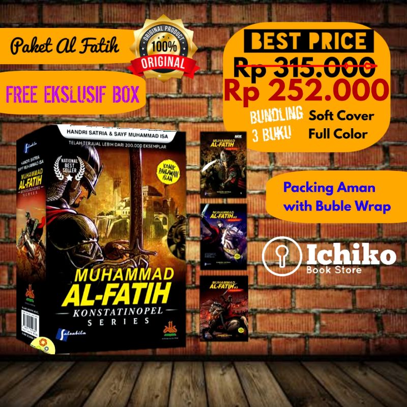Komik Al Fatih jilid 123 FREE BOX EKSLUSIF By Handri Satria Komik Alfatih 1453 Pahlawan Islam Al Kau