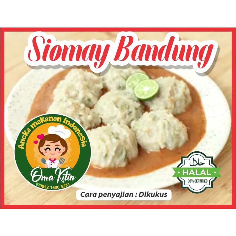 

BEKASI SIOMAY BANDUNG IKAN TENGGIRI & AYAM OMA KITIN (BONUS BUMBU KACANG)