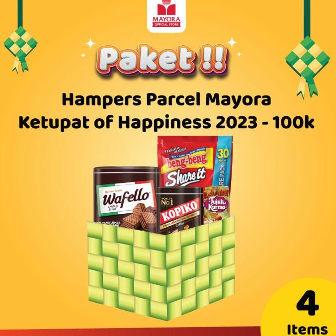 

Hampers Parcel Lebaran Ramadan Ketupat Mayora 2023 - 100K