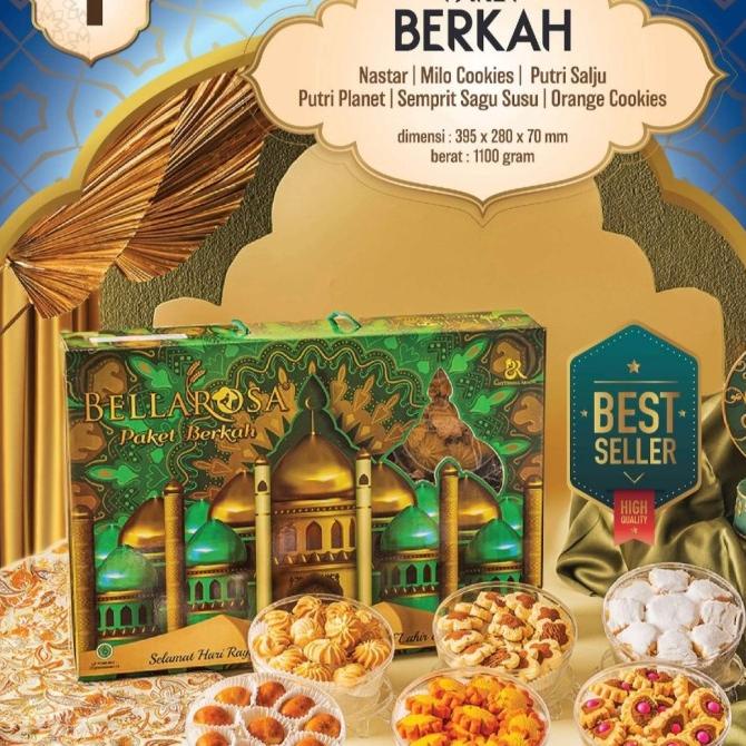 

Paket Kue Bellarosa Berkah - Kue Nastar - Bingkisan Lebaran