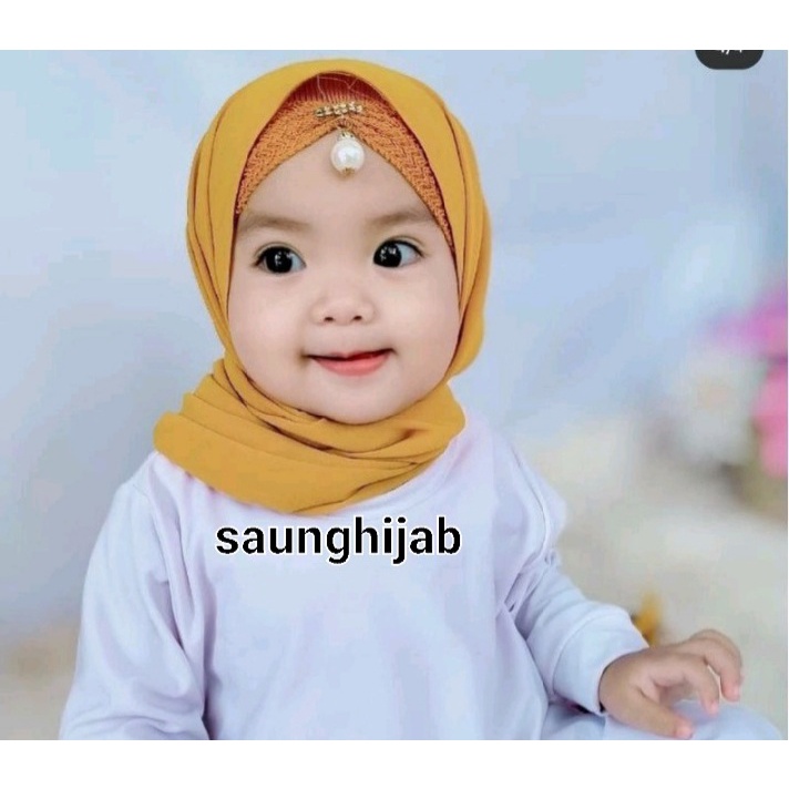 PASHMINA BAYI ( 3 BULAN - 2 TAHUN ) PASHMINA ANAK TERBARU