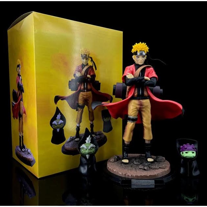 action figure koleksi Naruto shippuden 75  uzumaki naruto sage kakashi hatake uciha uchiha sasuke it