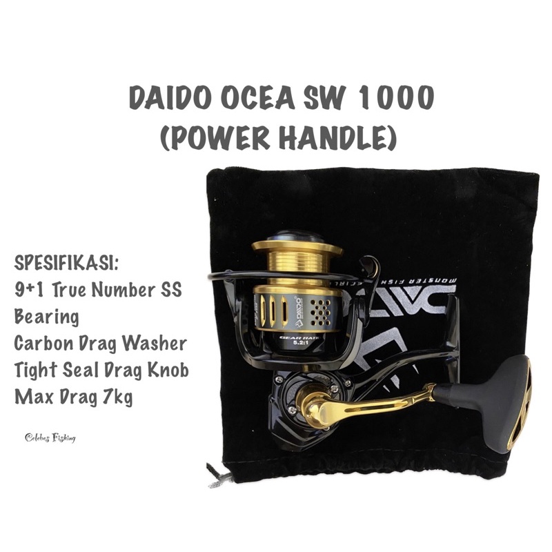 Reel Daido Ocea SW 1000 (Power Handle)