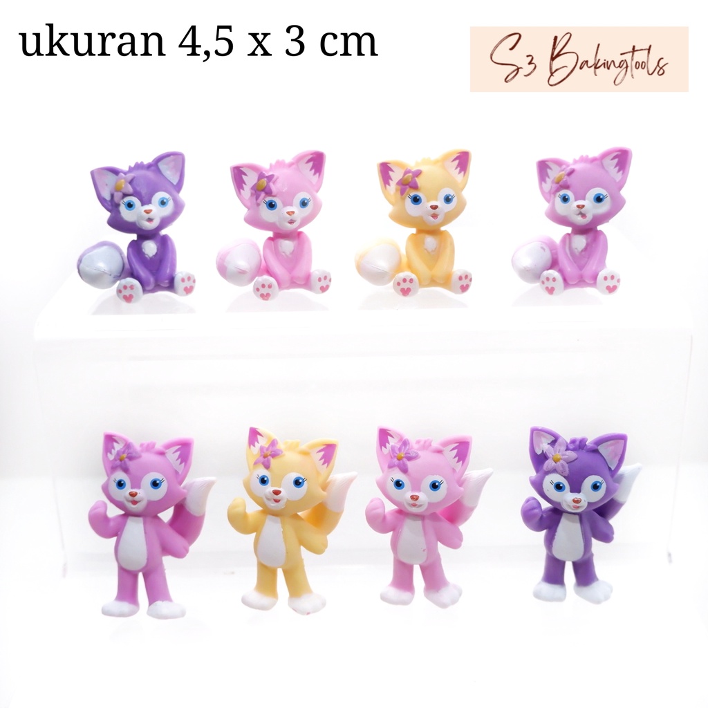Cake Topper Figure pajangan hiasan kue stellaLou bahan pvc