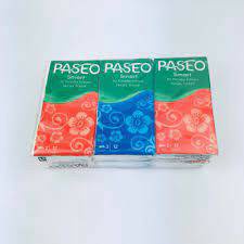 Tisu TISSUE PASEO HANKY pocket 12 Sheet's (ECER SATUAN) MUDAH DIBAWA