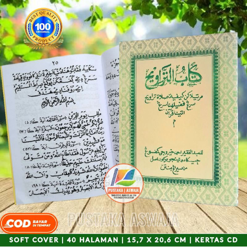 Kitabut Tarowih Menjelaskan Tata Cara Sholat Tarawih Kitab Tarawih