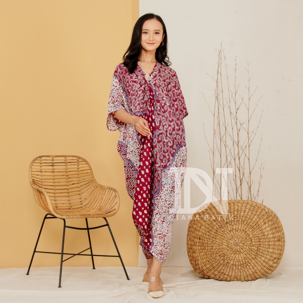 KAFTAN VISCOSE MOTIF NO LACE by Diana Batik