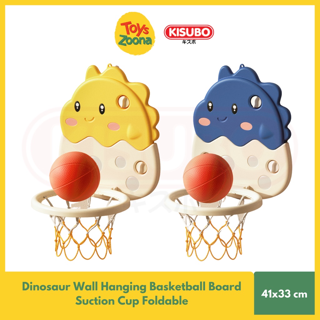 ToysZoona Dinosaur Wall Hanging Ring Basketball Board Foldable Suction Cup