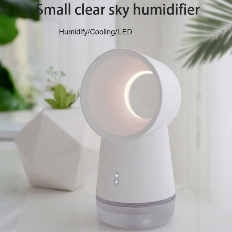 NeSugar Little Sunny Kipas Angin Bladeless 3 in 1 Humidifier Night LED - R011