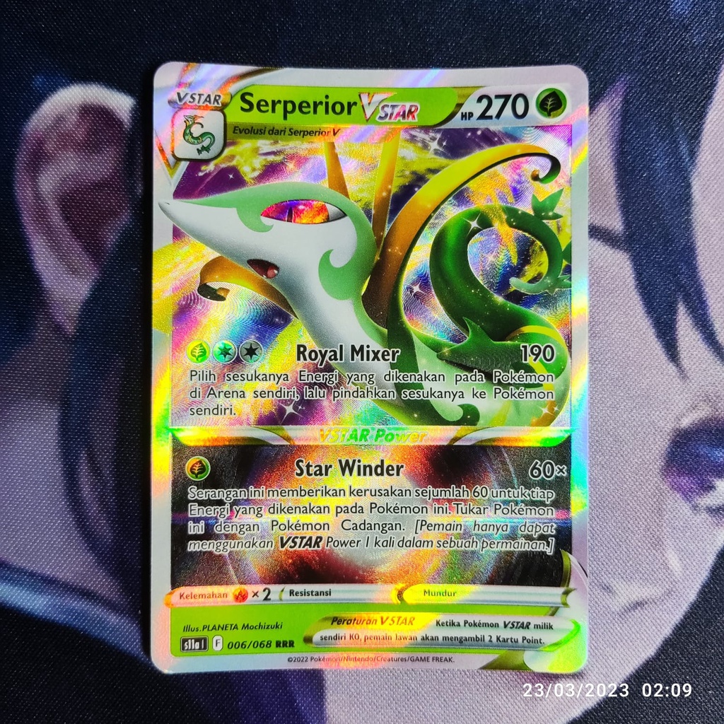 pokemon (ID) serperior vstar - S11a 006/068 - RRR