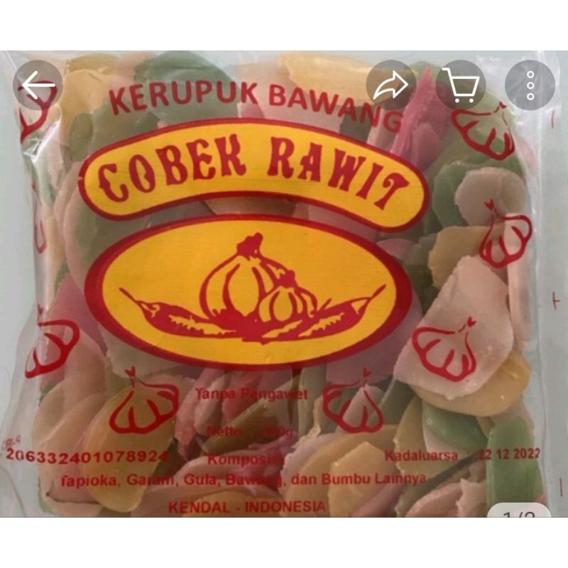 

Kerupuk Cobek krupuk seblak mentah kemasan