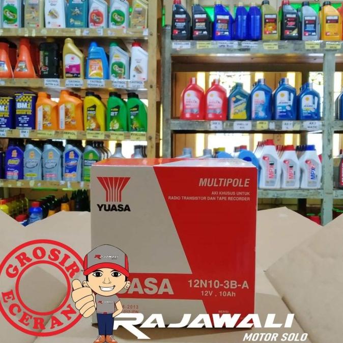 Aki Basah Yuasa 12N10 3B A 12V 10Ah Multi Debezzz