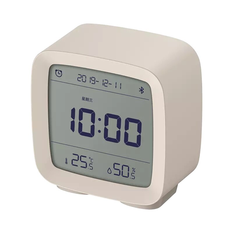 Qingping Jam Meja Smart Alarm Clock Temperature Bluetooth - CGD1 - Beige