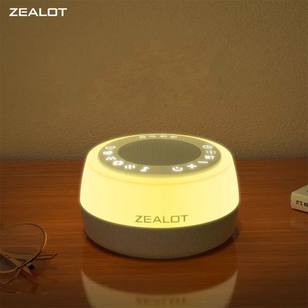 ZEALOT White Speaker Bluetooth Portable Noise Sleep - Z5 - White