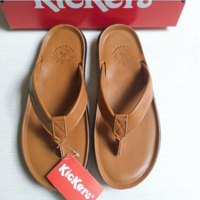 Value Pack Sandal Kickers Pria - Sandal Jepit Kickers Kulit - Sandal Japit Pria Kickers Original