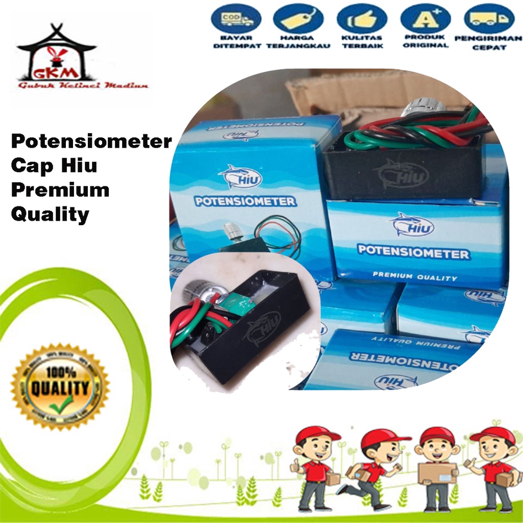 Potensiometer Sprayer Elektrik Cap Hiu Original 12V