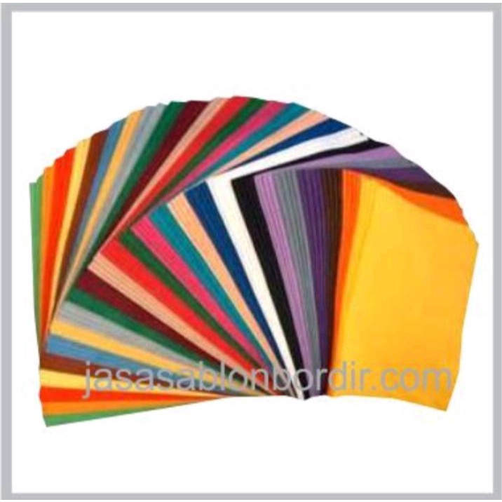 Kain Flanel Murah  Kain Flanel Perlembar KAIN FLANEL 25CM X 23CMKain Flanel Kerajinan,Kain Flanel Ak