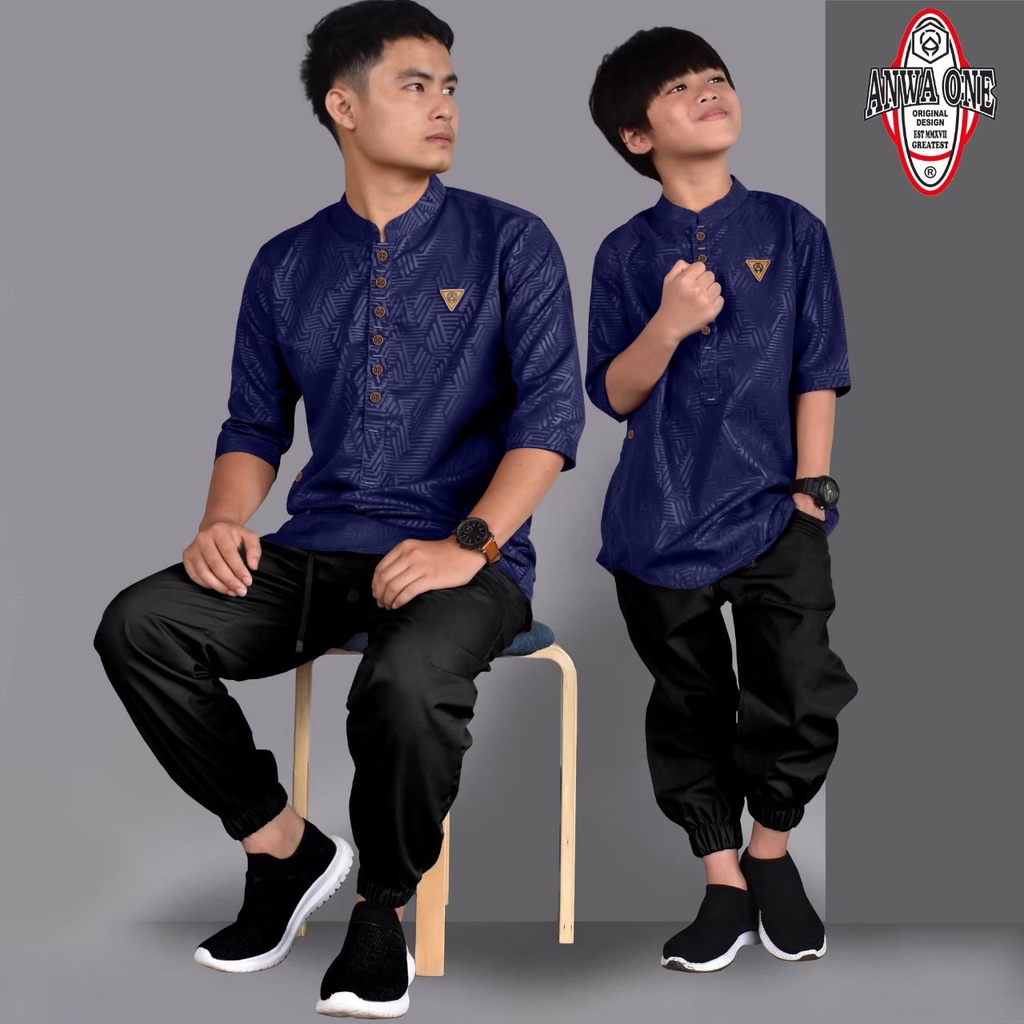 BAJU KOKO COUPEL AYAH DAN ANAK-BAJU KOKO PRIA-BAJU KOKO MURAH-BAJU KOKO ANAK