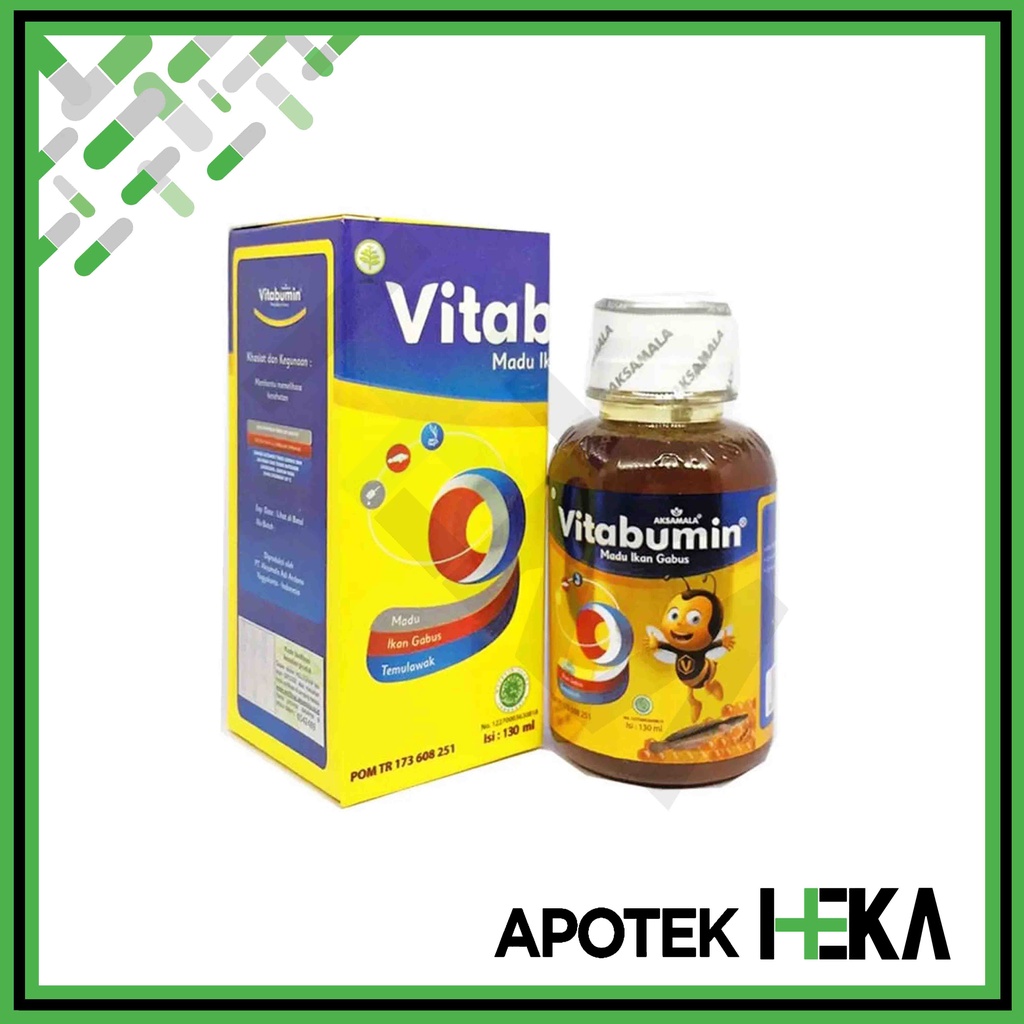 Vitabumin Syrup Botol - Madu Albumin Ikan Gabus (SEMARANG)