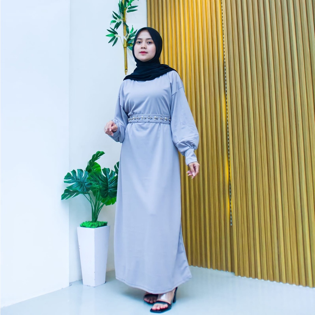 Gamis Aurora Dress Maxi Moscrepe Premium